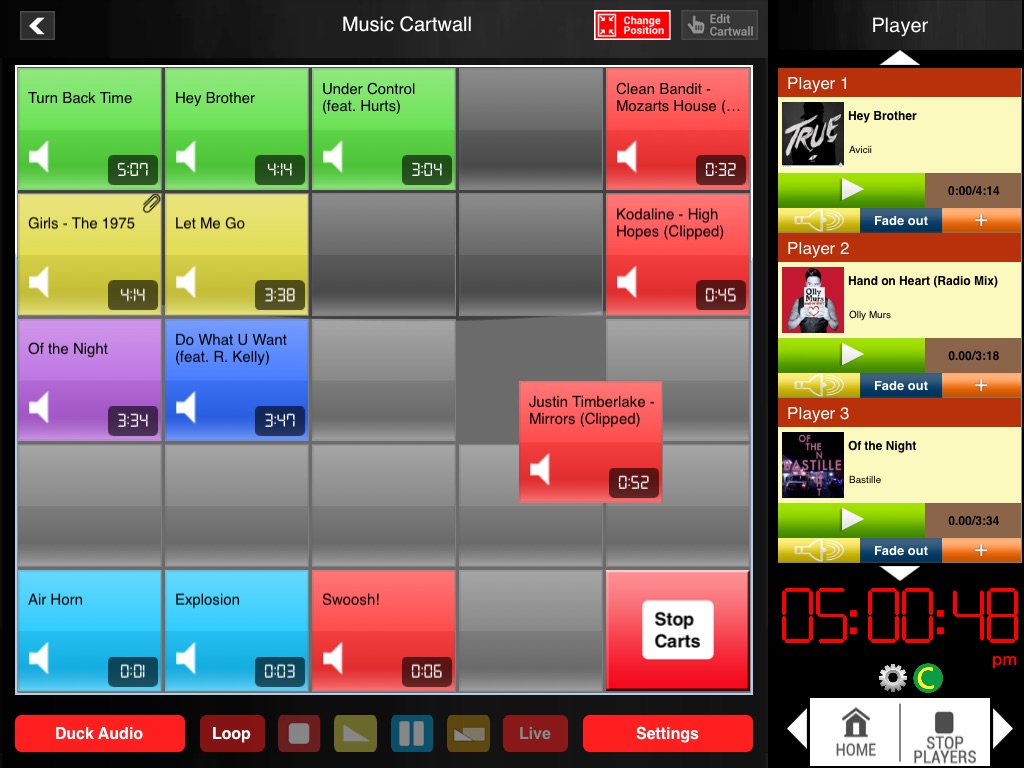 Audio Cartwall Studio for iPad screenshot 2