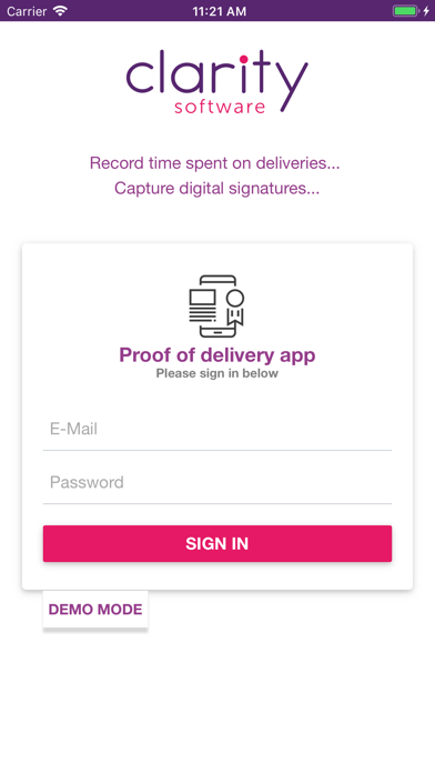 How to cancel & delete Clarity Proof of Delivery from iphone & ipad 1