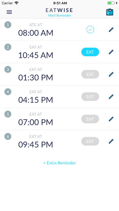 EatWise - Meal Reminder screenshot 3