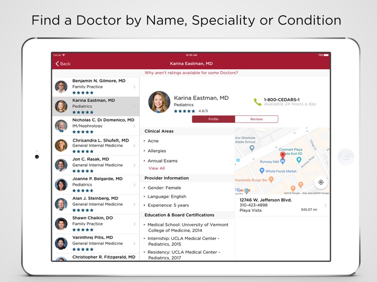 Cedars-Sinai for iPad