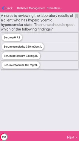 Game screenshot Diabetes Management Exam Prep apk