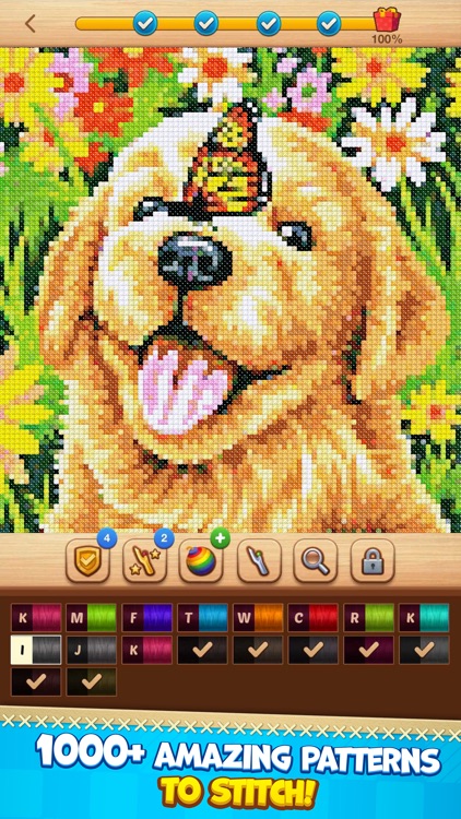 Download CROSS-STITCH: COLORING BOOK by Playcus Limited