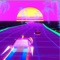 Drive your Delorean on the neon Miami road in this retro style game