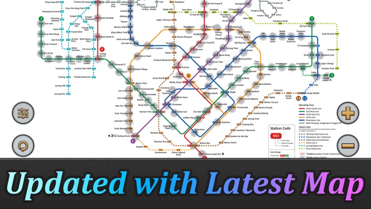 Singapore MRT Map Route(Pro) screenshot-3