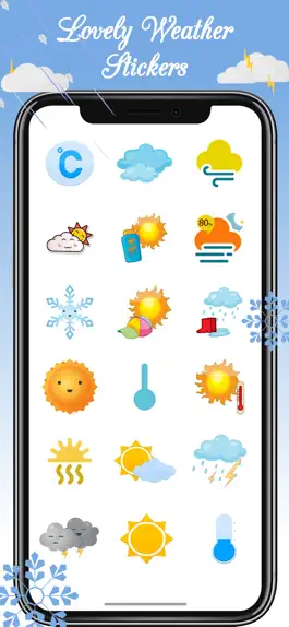 Game screenshot Lovely Weather Stickers mod apk