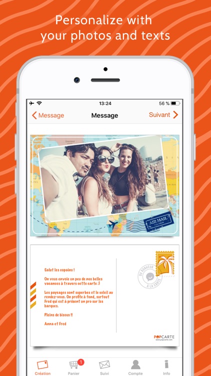 Popcarte -Send real postcards