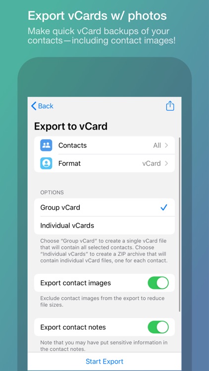 Export Contacts Pro screenshot-3