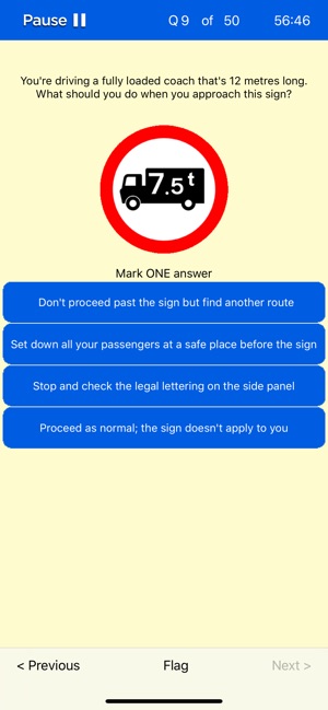 BUS / Coach / PCV Theory Test(圖5)-速報App