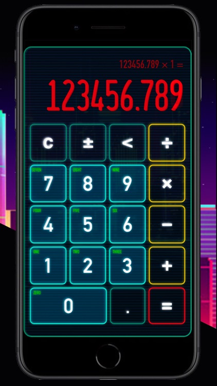 Calculator Neon