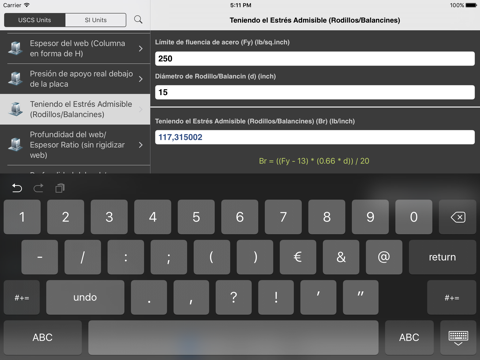 Structural Engineering Calc. screenshot 2