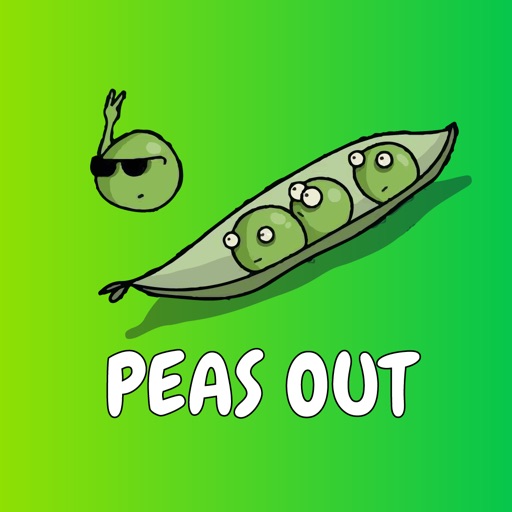 Peas Out! Funny PUN for FUN icon