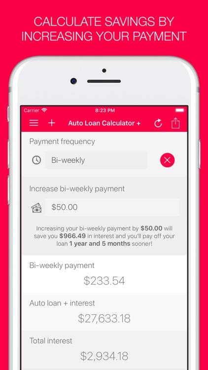 Auto Loan Calculator +