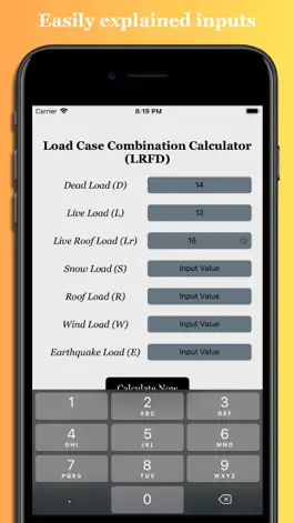 Game screenshot Load Case Combo Calculator apk