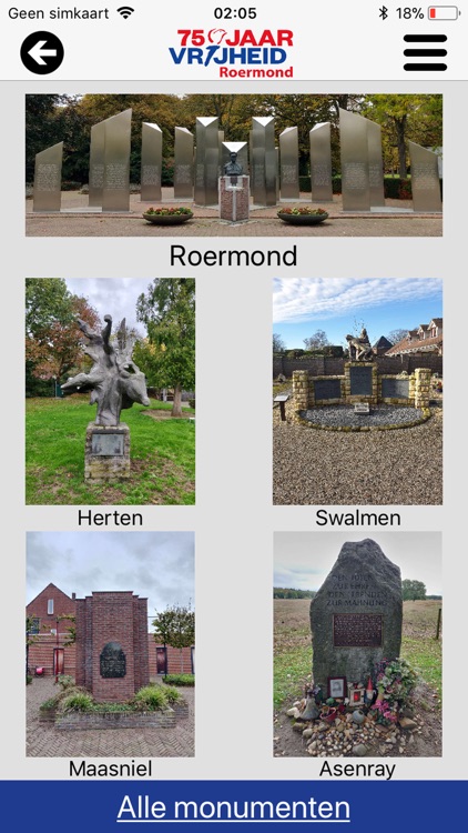 Oorlogsmonumenten Roermond