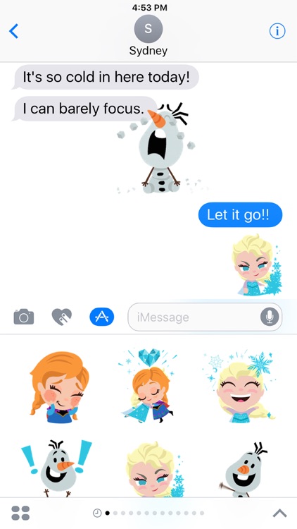 Disney Stickers: Frozen screenshot-0