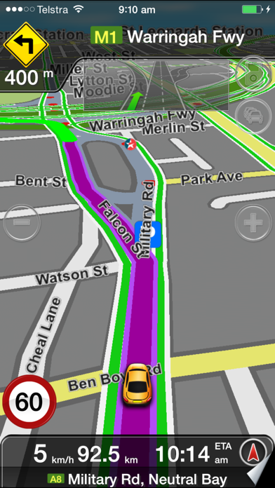 MetroView GPS Navigation Screenshot 2