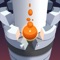 Help the ball reach the bottom of the tower