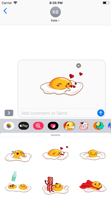 Egg Yolk Stickers screenshot-3