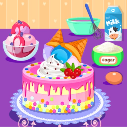Ice Cream Cake Baker Shop Icon