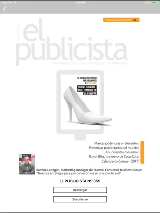 Captura de Pantalla 3 Revista El Publicista iphone