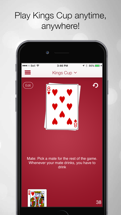 How to cancel & delete Kings Cup Drinking Game from iphone & ipad 1
