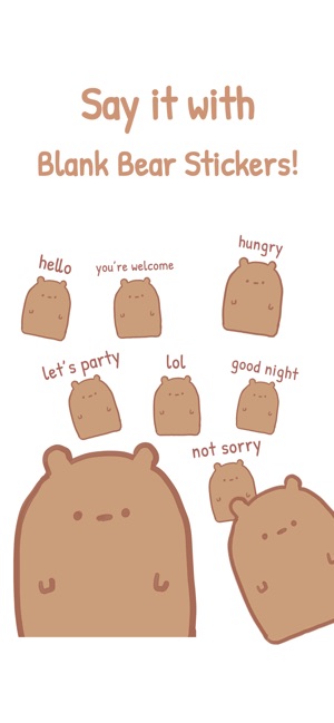 Blank Bear Stickers(圖3)-速報App