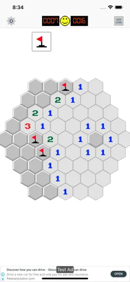 Game screenshot Mines Hex - Hexagon Sweeper apk