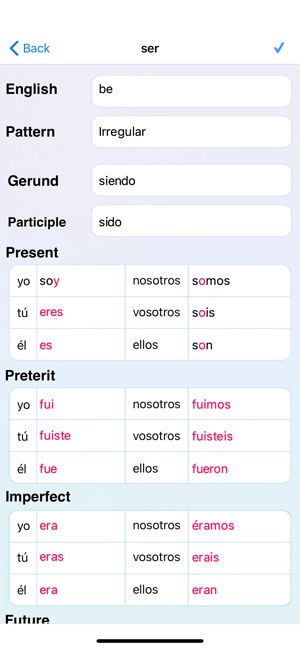 Spanish Verbs Lite(圖2)-速報App