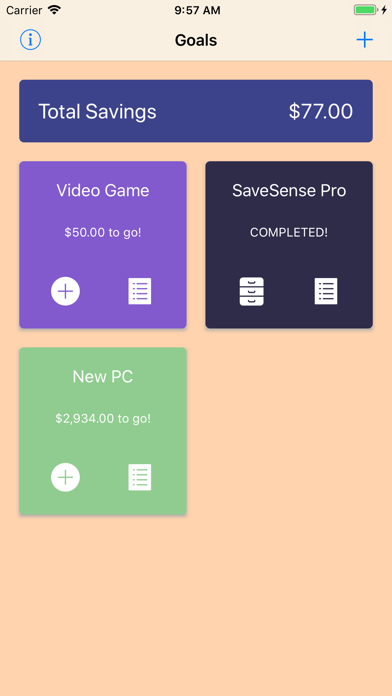 SaveSense: Save, Log, Indulge screenshot 4