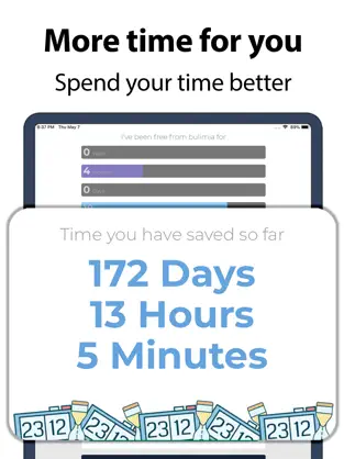 Screenshot 3 Bulimia Nervosa Help Calendar iphone