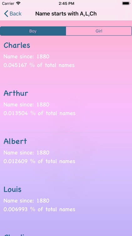 BabyNamia screenshot-4