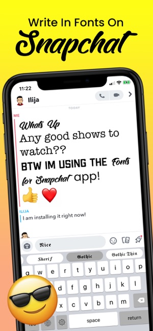 Fonts for Snapchat Keyboard