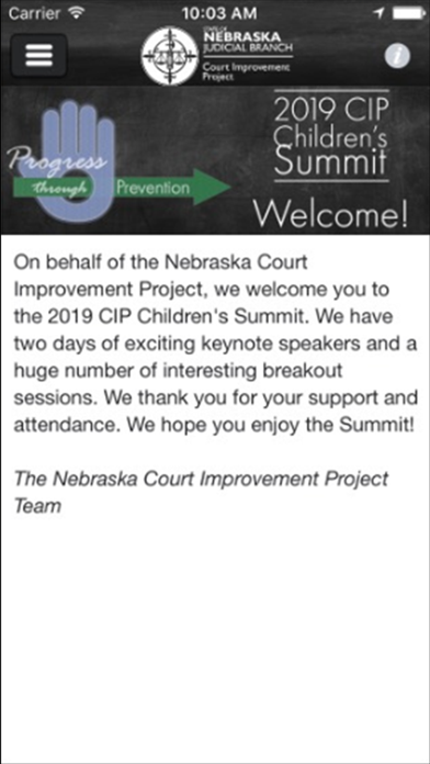2019 CIP Children's Summit screenshot 2