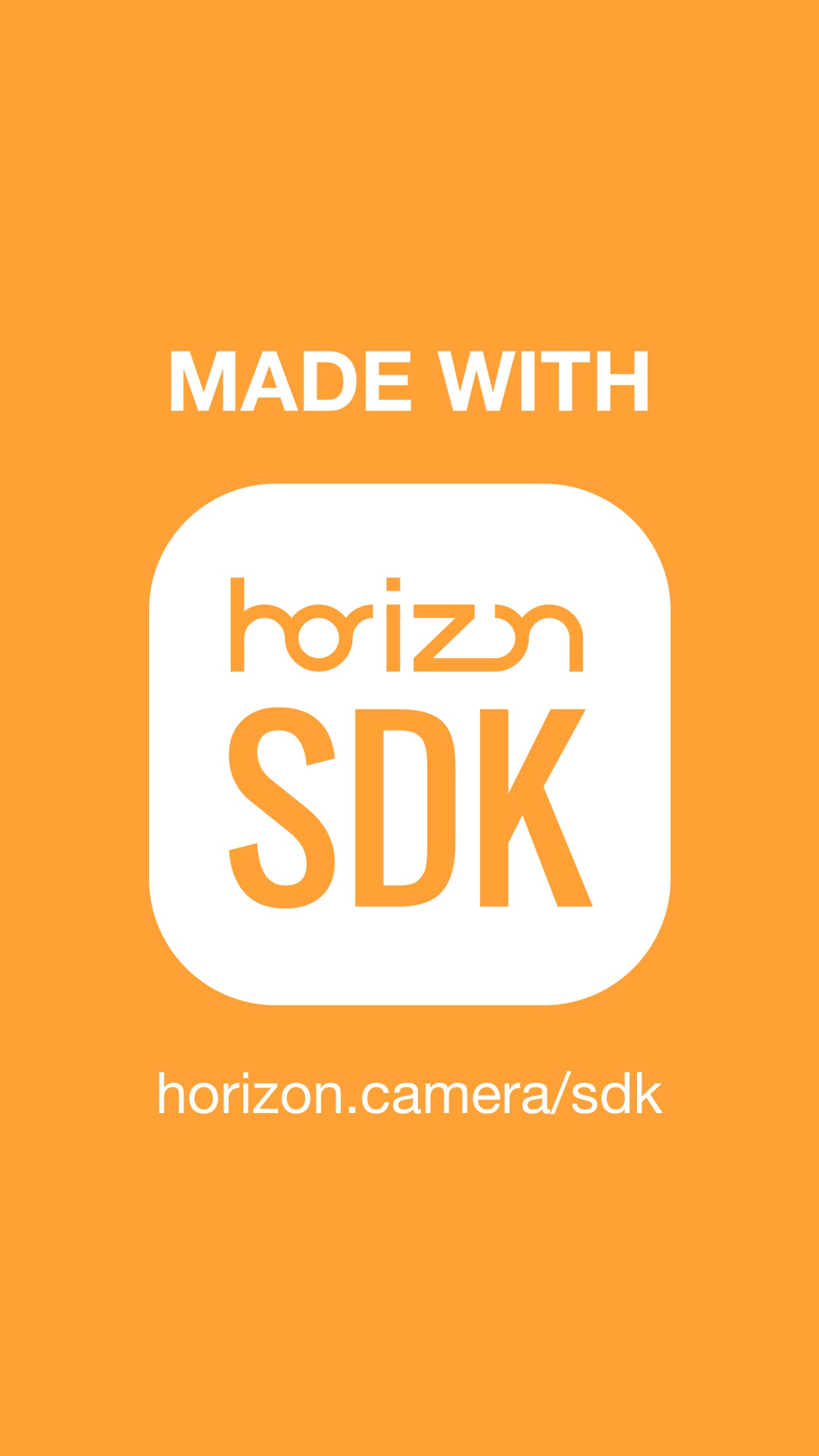 Screenshot do app Horizon Camera