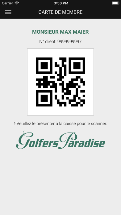 Golfers Paradise Member App FR screenshot 3