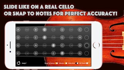 Pocket Cello - Play for real! screenshot 2