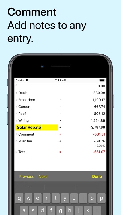 Digits Tape Calculator screenshot-3