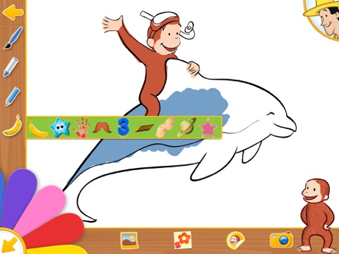 Draw with Curious George screenshot 3