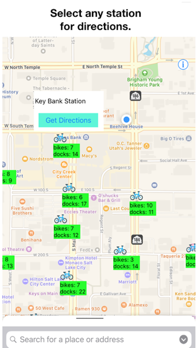 Bike Stations Salt Lake City screenshot 2