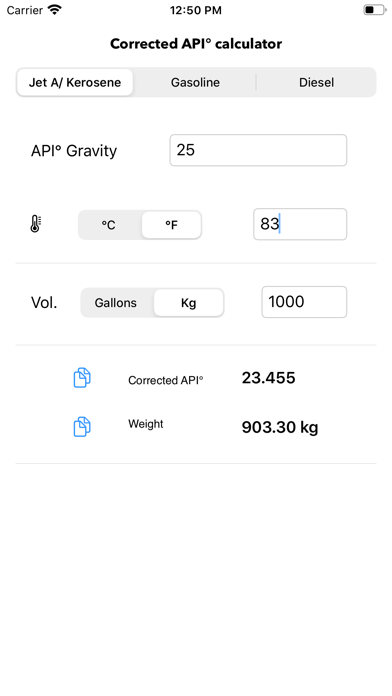 API Gravity Calc screenshot 3