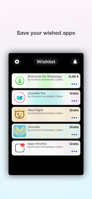 Apps Wishlist