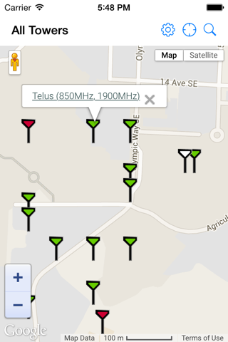 TowerLocator Canada screenshot 2