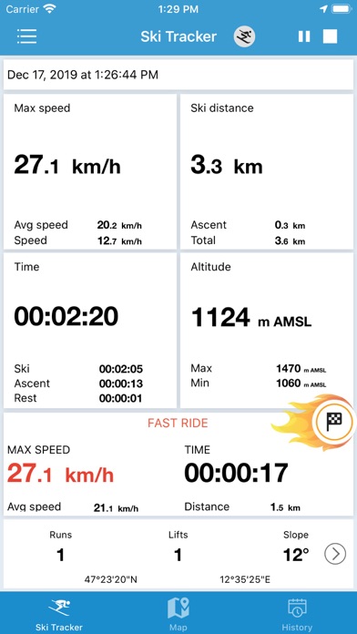 EXA SKI Tracker Premium Gold EXA SKI Tracker Premium Gold