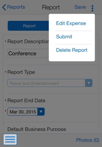 Expense Entry Phone for JDEE1 screenshot 4