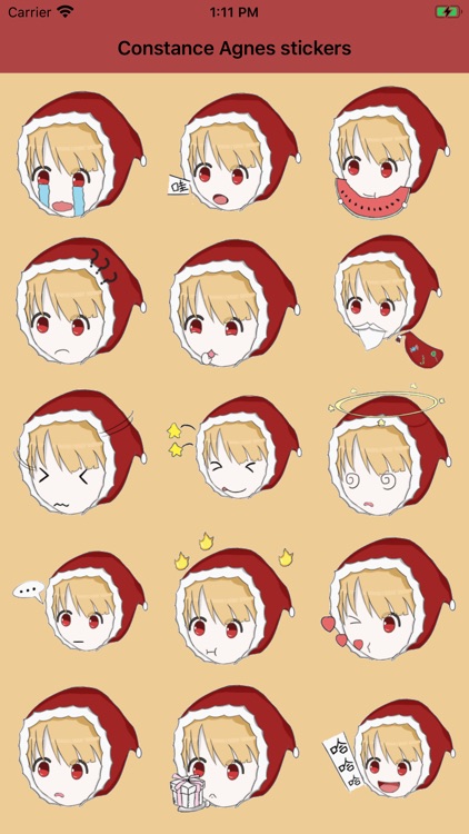 Constance Agnes stickers