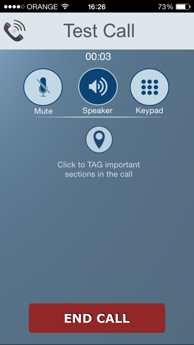 Call Recorder - IntCall screenshot