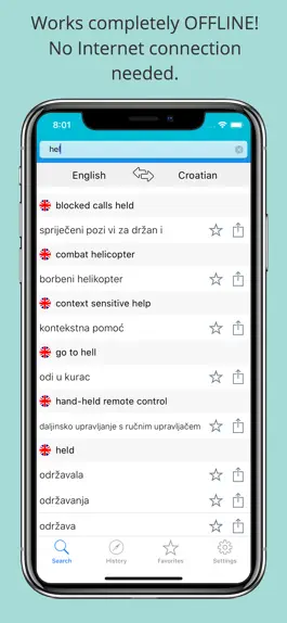 Game screenshot English Croatian Dictionary + apk
