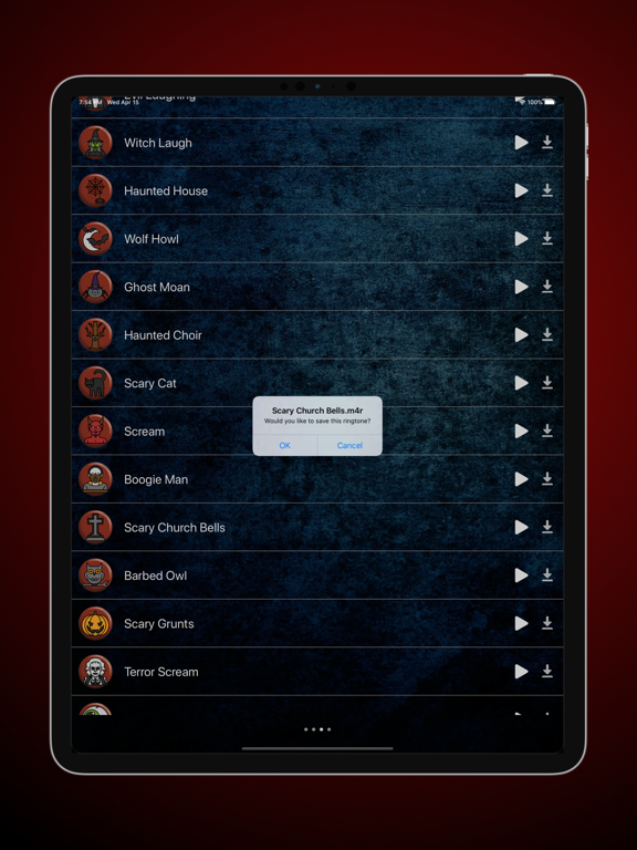 2020 Best Scary Ringtones Iphone Ipad App Download Latest - best roblox ringtone
