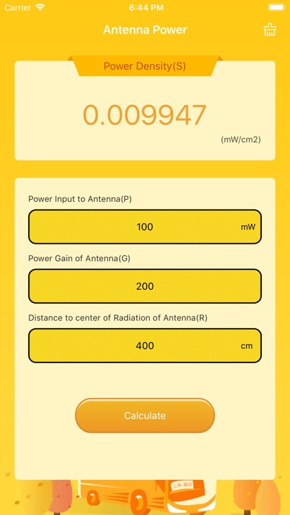 Antenna Power-Compute Density