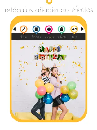 Captura de Pantalla 4 Crear videos de cumpleaños gif iphone
